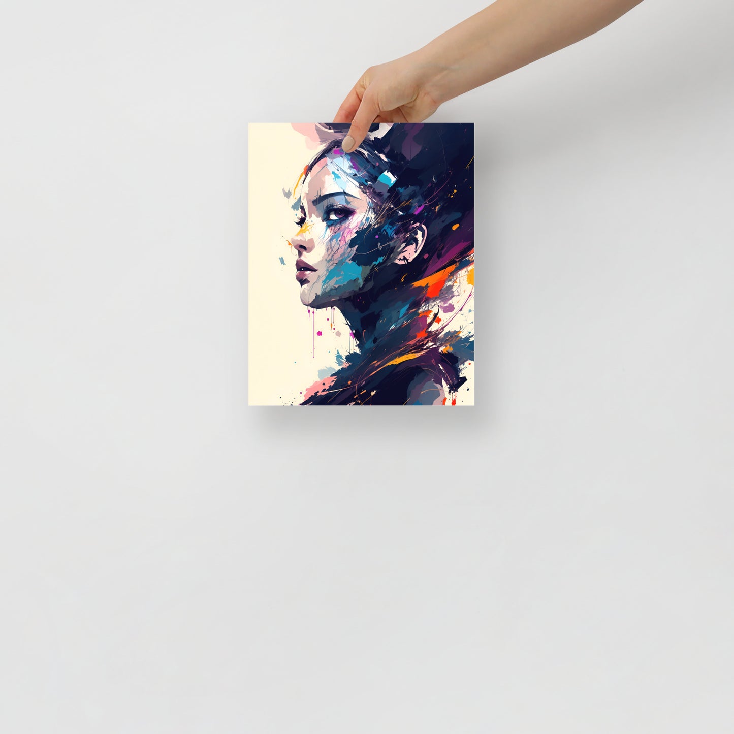 Paint splatter beauty poster 03