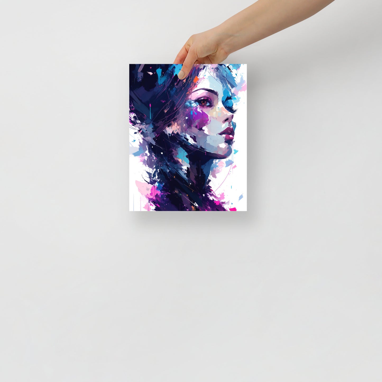 Paint splatter beauty poster 04