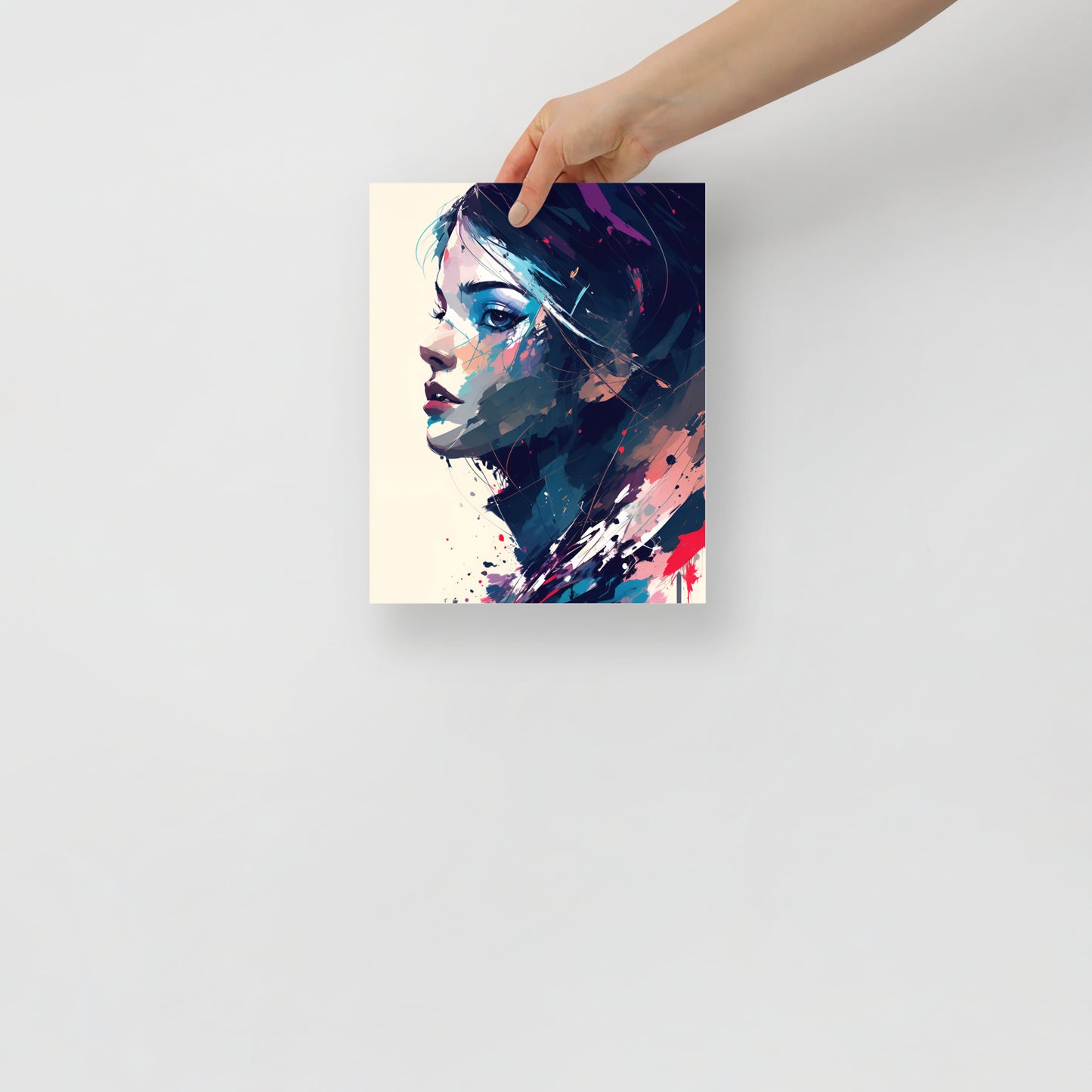 Paint splatter beauty poster 05