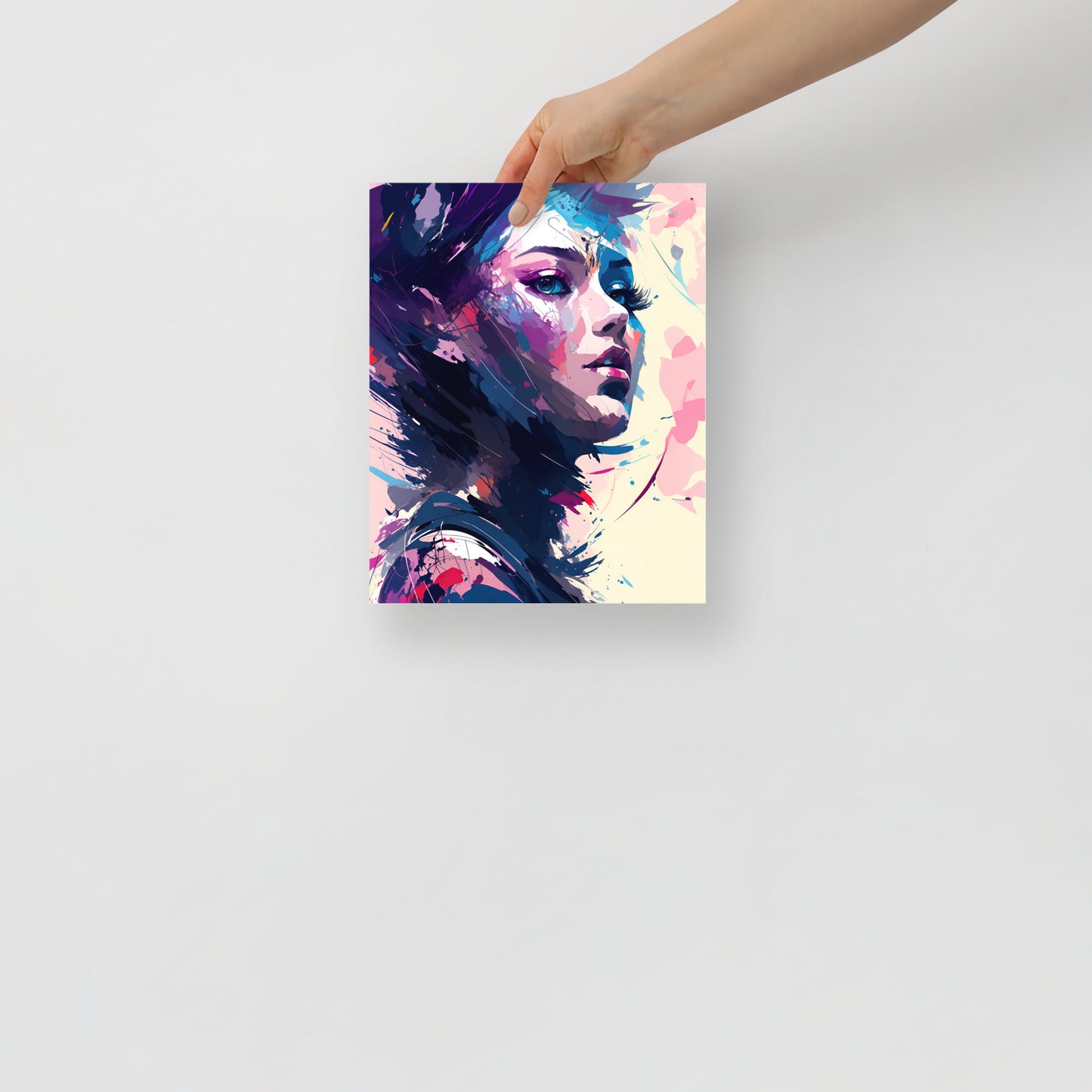 Paint splatter beauty poster 07