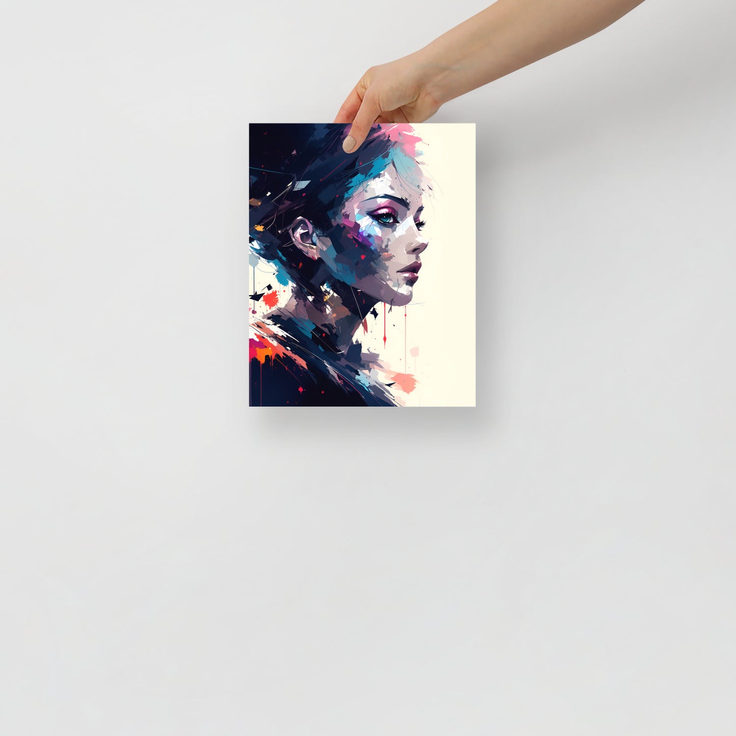 Paint splatter beauty poster 08