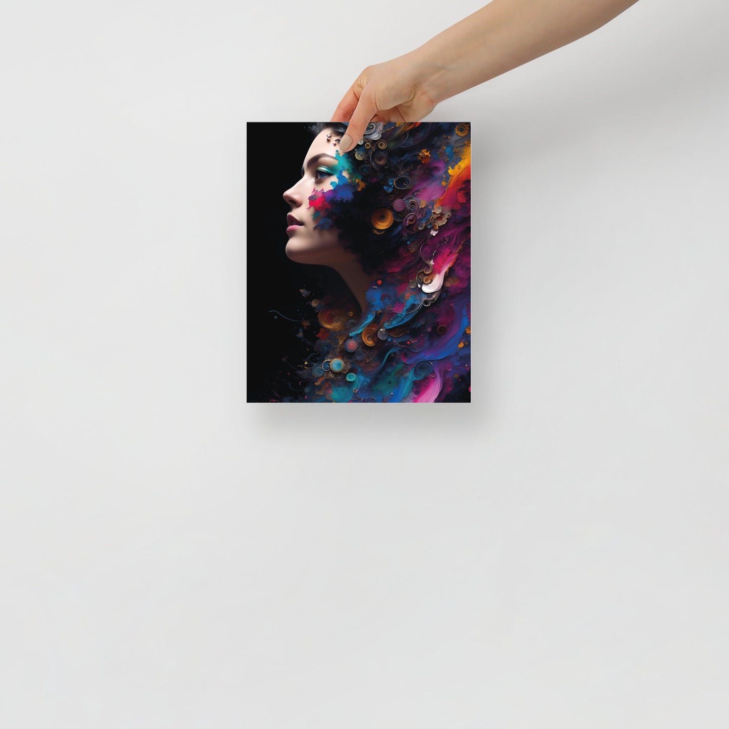 Abstract peacock beauty poster 03