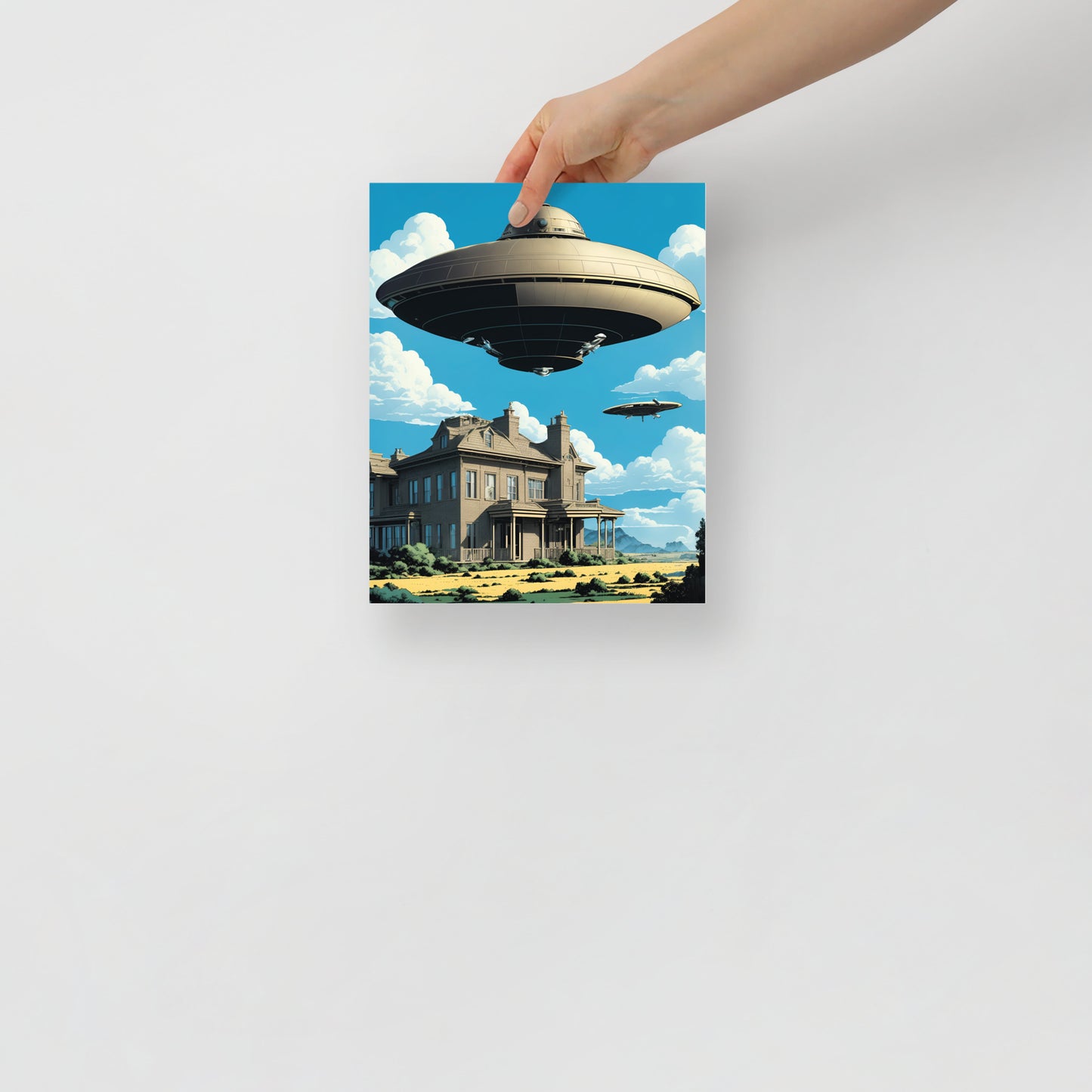 1950's UFO Attack poster 07