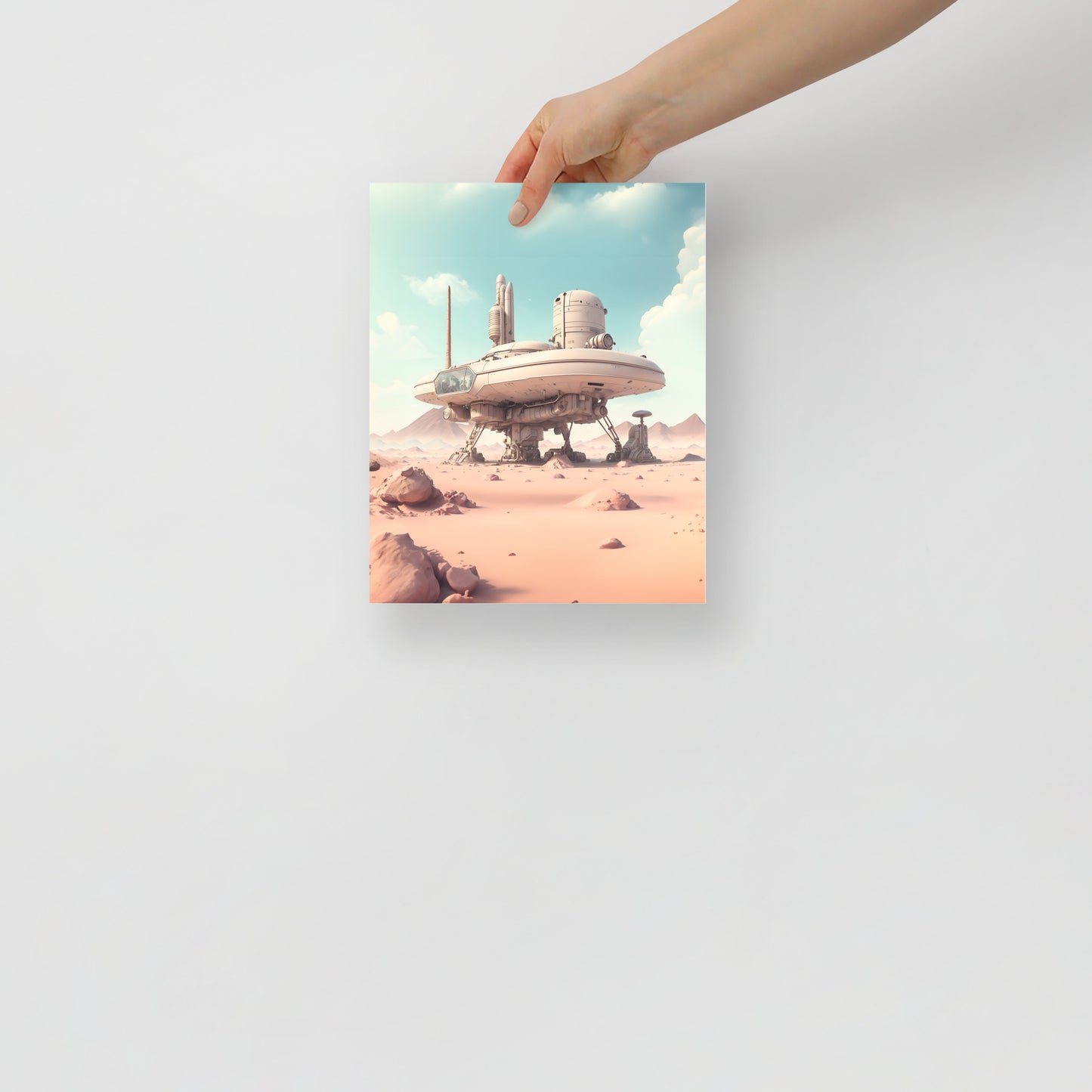 Retro Mars Station poster 02