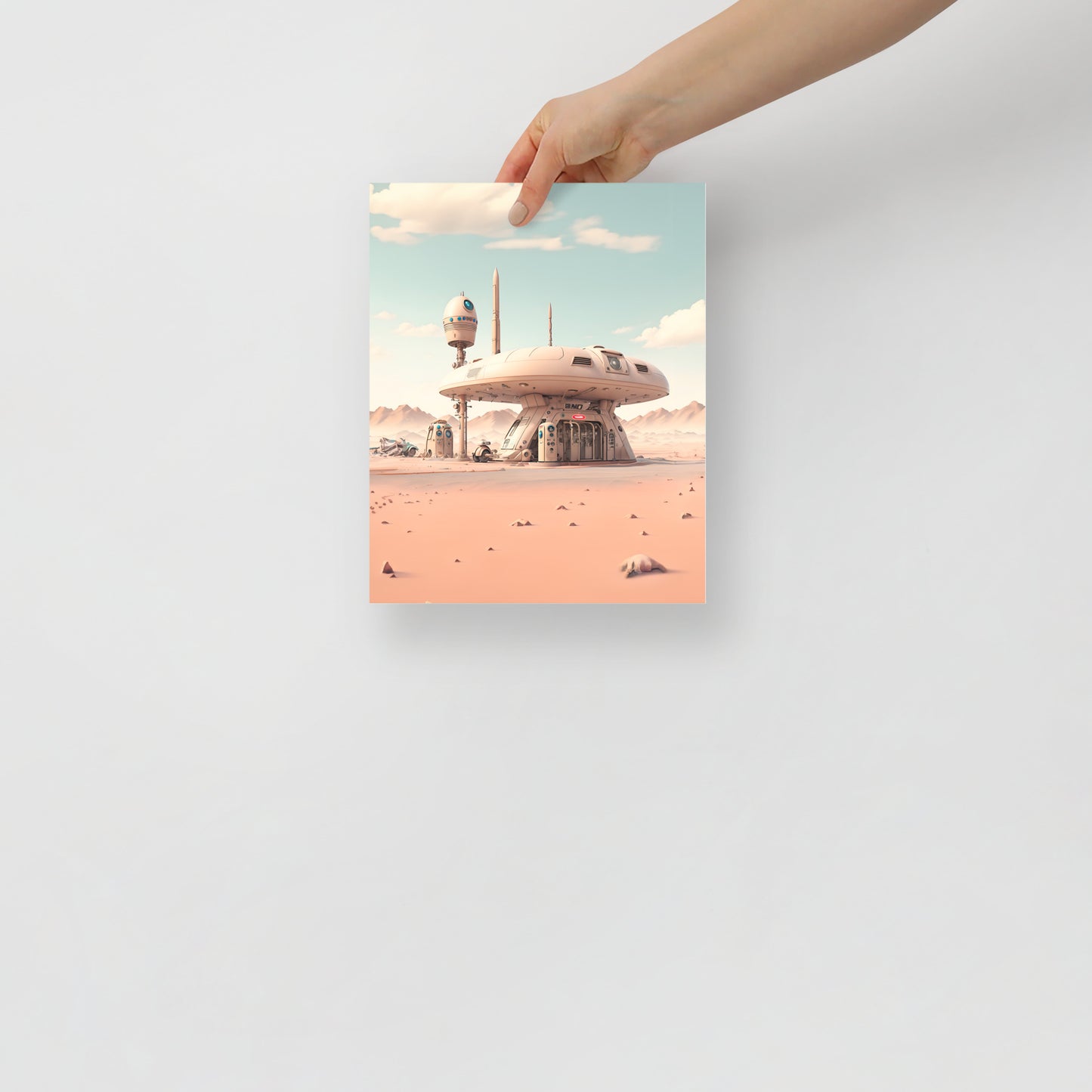 Retro Mars Station poster 05