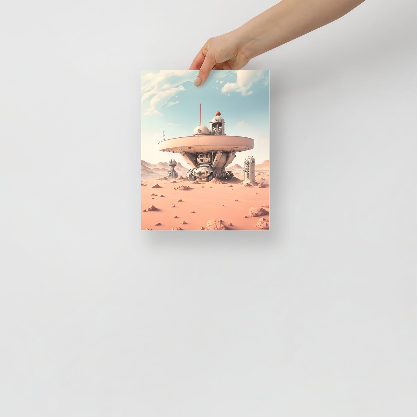 Retro Mars Station poster 06